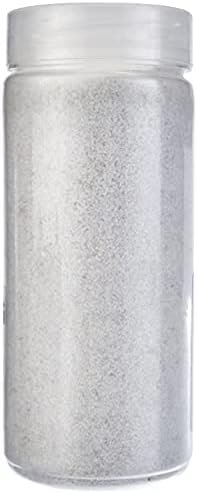 Heku 30330-01-Arena decorativa (750 g, en lata reutilizable), color blanco, arena, 750g / Körnung 0,1mm