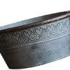 Jarra Francesa Jarrón Oval Hierro Shabby Chic Jarra Jarrón Metal Florero Vintage Galvanizado Leche Lata Jarra Rústica Flor Cubo Contenedor Granja Francesa Cubo Olla