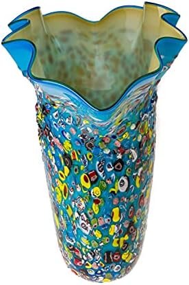 Jarrón de Cristal - Estilo Murano Antiguo - 42 cm, 6 kg