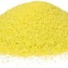 Heku 30330-10-Arena decorativa (750 g, en lata reutilizable), color amarillo, arena, 750g / Körnung 0,1mm