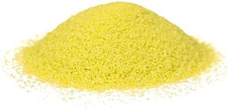 Heku 30330-10-Arena decorativa (750 g, en lata reutilizable), color amarillo, arena, 750g / Körnung 0,1mm