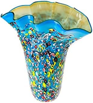 Jarrón de Cristal - Estilo Murano Antiguo - 42 cm, 6 kg