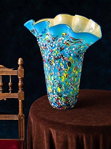 Jarrón de Cristal - Estilo Murano Antiguo - 42 cm, 6 kg
