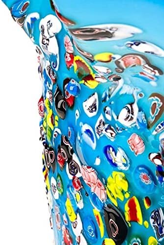 Jarrón de Cristal - Estilo Murano Antiguo - 42 cm, 6 kg