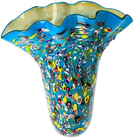Jarrón de Cristal - Estilo Murano Antiguo - 42 cm, 6 kg