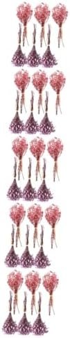 Cabilock 30 Piezas Decoración De Caja De Regalo Adorno De Arreglo Floral Arreglos Falsos Plantas Artificiales Mini Decoración Ramo De Novia Flores Secas Comedor Florero Pequeño