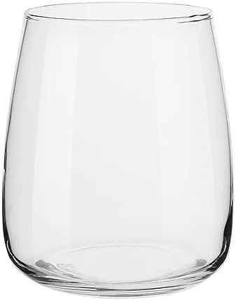 TREND FOR HOME Jarrón Decorativo A: 22.7 cm Vidrio Transparente Florero Redondo Jarrones para Rosas Pampa Tulipanes Flores Secas Centro de Mesa Decorativo Salon | Ø 19 cm | 5090 ml | Zinnia