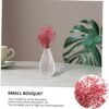 Cabilock 30 Piezas Decoración De Caja De Regalo Adorno De Arreglo Floral Arreglos Falsos Plantas Artificiales Mini Decoración Ramo De Novia Flores Secas Comedor Florero Pequeño