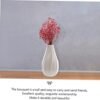 Cabilock 30 Piezas Decoración De Caja De Regalo Adorno De Arreglo Floral Arreglos Falsos Plantas Artificiales Mini Decoración Ramo De Novia Flores Secas Comedor Florero Pequeño