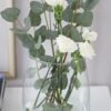 TREND FOR HOME Jarrón Decorativo A: 22.7 cm Vidrio Transparente Florero Redondo Jarrones para Rosas Pampa Tulipanes Flores Secas Centro de Mesa Decorativo Salon | Ø 19 cm | 5090 ml | Zinnia