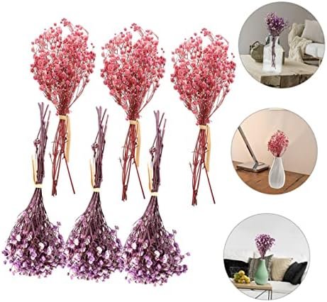 Cabilock 30 Piezas Decoración De Caja De Regalo Adorno De Arreglo Floral Arreglos Falsos Plantas Artificiales Mini Decoración Ramo De Novia Flores Secas Comedor Florero Pequeño