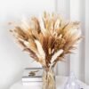 PPcdfre 120 Piezas de Ramo de Hierba de Pampa para DecoracióN de Mesa de Hogar con Flores Boho, DecoracióN de Sala de Estar, Fiesta de Granja RúStica