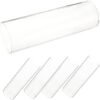 MAGICLULU 6 Piezas Jarrón De Vela Flotante Florero Moderno Jarrones Flotantes para Velas Jarrones Altos De Cristal para Centros De Mesa Vidrio De Alto Borosilicato Piso Flores De Mesa