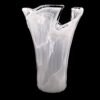 Vortice Bianco Vaso in Vetro di Murano