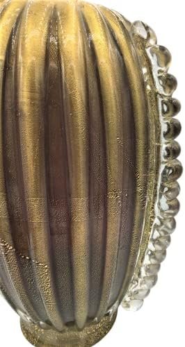JARRÓN DE VIDRIO MURANO FABRICADO A MANO POR NUESTROS MAESTROS DE VIDRIO PIEZAS ÚNICAS