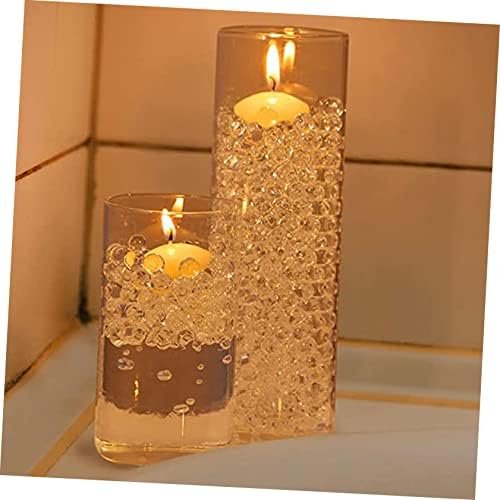 MAGICLULU 6 Piezas Jarrón De Vela Flotante Florero Moderno Jarrones Flotantes para Velas Jarrones Altos De Cristal para Centros De Mesa Vidrio De Alto Borosilicato Piso Flores De Mesa
