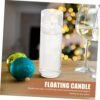 MAGICLULU 6 Piezas Jarrón De Vela Flotante Florero Moderno Jarrones Flotantes para Velas Jarrones Altos De Cristal para Centros De Mesa Vidrio De Alto Borosilicato Piso Flores De Mesa