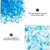 SEWOART 1 Paquete Arena del Fondo del Tanque de Peces jarrones de Vidrio Transparente para Flores decoración Azul Home Decor decoração casa florero pecera Piedra de Vidrio en Maceta Joya
