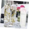 MAGICLULU 6 Piezas Jarrón De Vela Flotante Florero Moderno Jarrones Flotantes para Velas Jarrones Altos De Cristal para Centros De Mesa Vidrio De Alto Borosilicato Piso Flores De Mesa