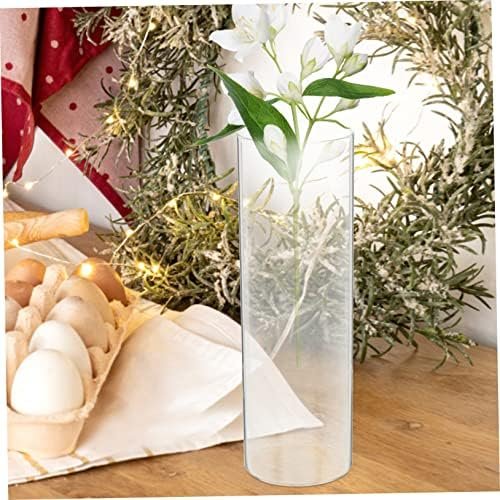 MAGICLULU 6 Piezas Jarrón De Vela Flotante Florero Moderno Jarrones Flotantes para Velas Jarrones Altos De Cristal para Centros De Mesa Vidrio De Alto Borosilicato Piso Flores De Mesa