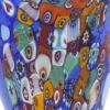 Jarrón Cuerno de la Abundancia de Murano Millefiori - Azul