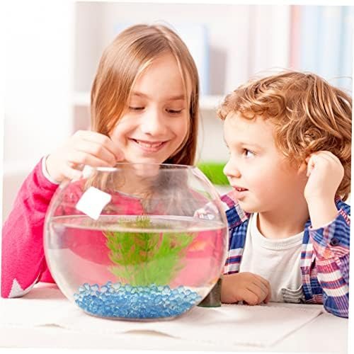 SEWOART 1 Paquete Arena del Fondo del Tanque de Peces jarrones de Vidrio Transparente para Flores decoración Azul Home Decor decoração casa florero pecera Piedra de Vidrio en Maceta Joya
