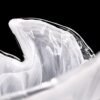 Vortice Bianco Vaso in Vetro di Murano