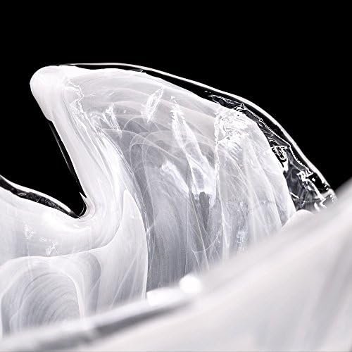 Vortice Bianco Vaso in Vetro di Murano