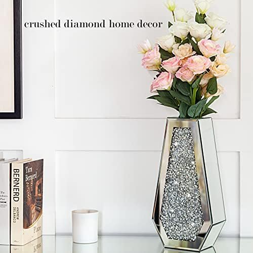 SHYFOY Jarrones Decorativos Modernos 38 cm Jarrones de Cristal, Decoracion Hogar para Chimenea, Dormitorio, Cocina, Sala de Estar, Centro de Mesa, Escritorio