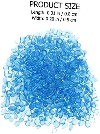 SEWOART 1 Paquete Arena del Fondo del Tanque de Peces jarrones de Vidrio Transparente para Flores decoración Azul Home Decor decoração casa florero pecera Piedra de Vidrio en Maceta Joya