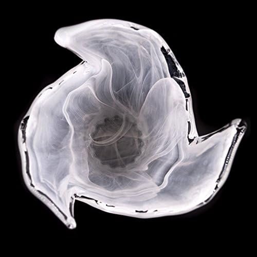 Vortice Bianco Vaso in Vetro di Murano