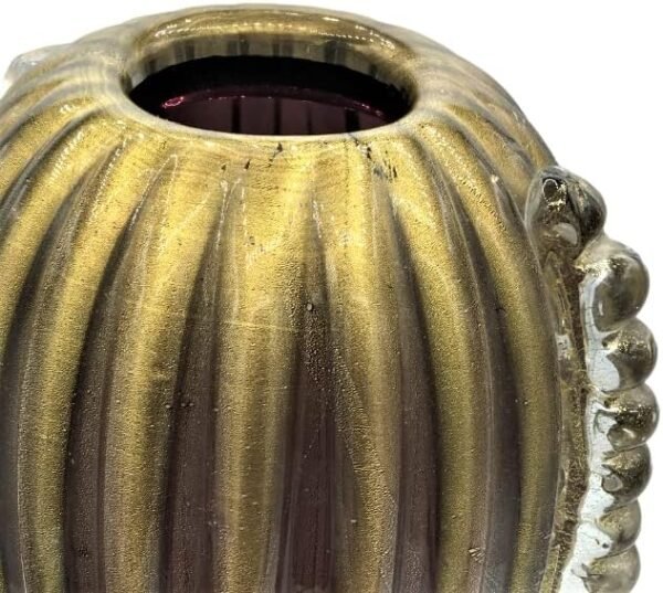 JARRÓN DE VIDRIO MURANO FABRICADO A MANO POR NUESTROS MAESTROS DE VIDRIO PIEZAS ÚNICAS