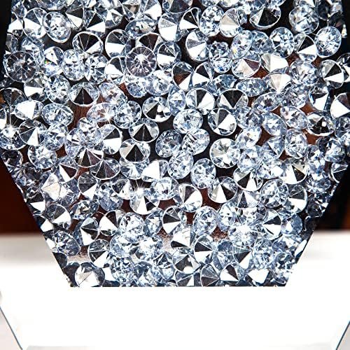 SHYFOY Jarrones Decorativos Modernos 38 cm Jarrones de Cristal, Decoracion Hogar para Chimenea, Dormitorio, Cocina, Sala de Estar, Centro de Mesa, Escritorio